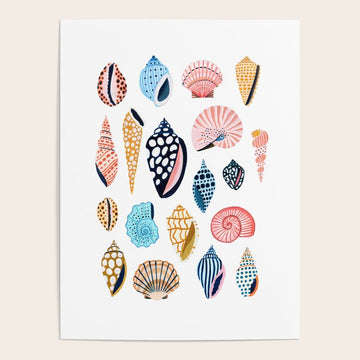 Under the Sea Shells Poster