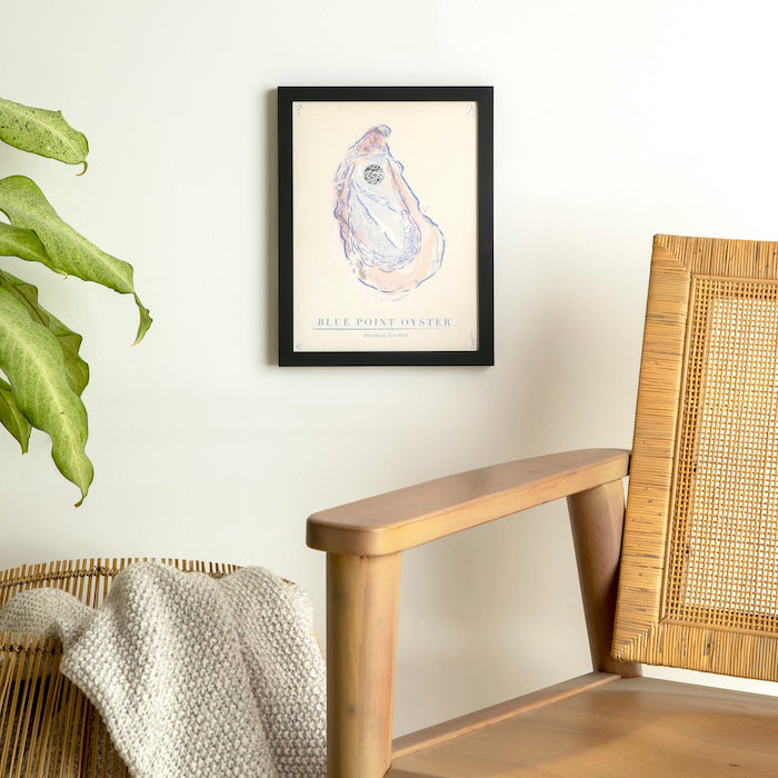 Blue Point Oysters - Limited Edition Foil Art Print