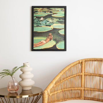 Lily Pond Lane - Limited Edition Foil Art Print