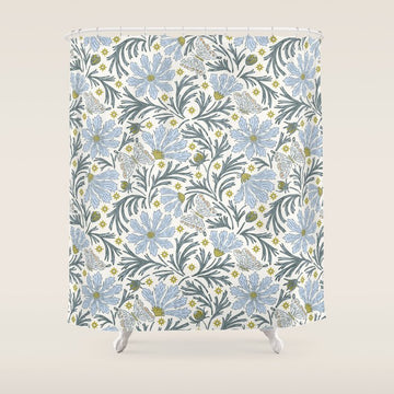 Cosmos and stars Shower Curtain
