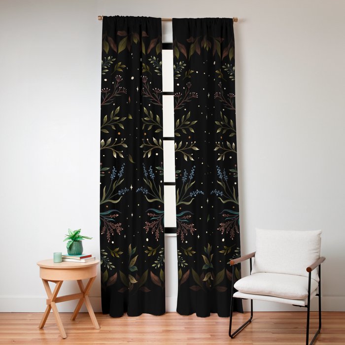 Crescent Moon Garden Window Curtain