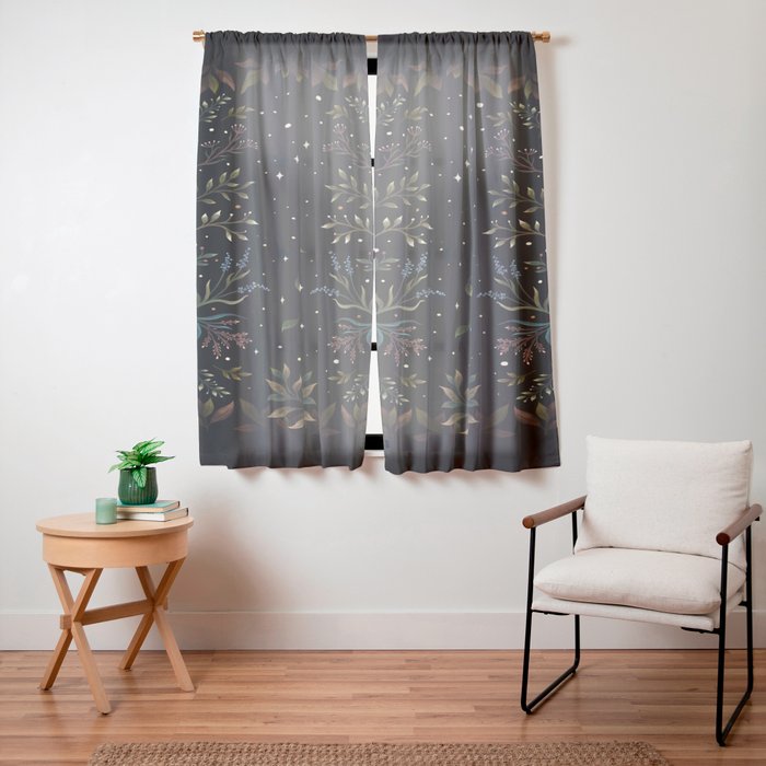 Crescent Moon Garden Window Curtain