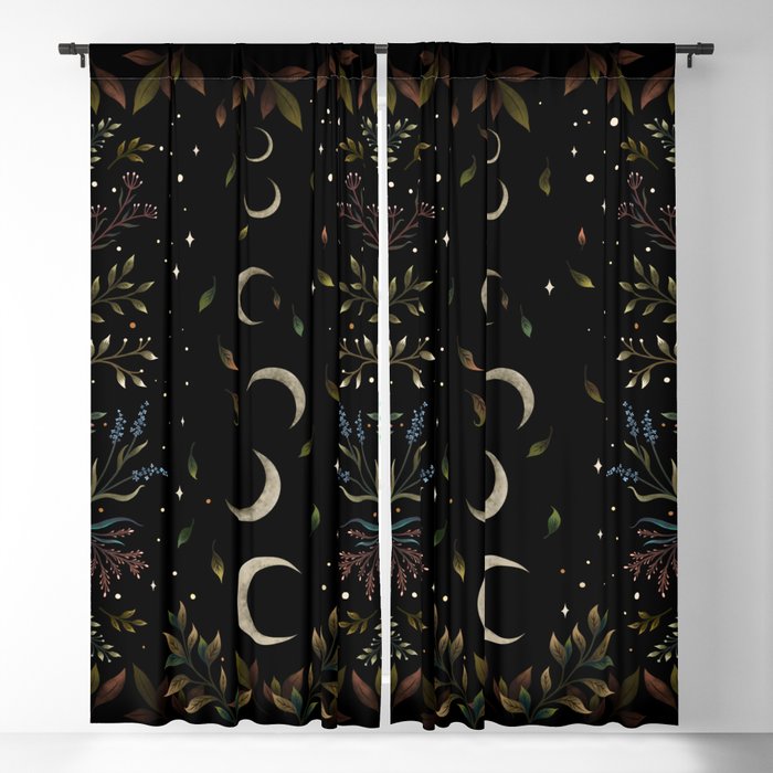 Crescent Moon Garden Window Curtain