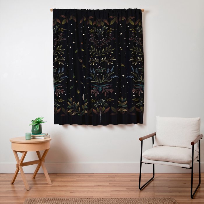 Crescent Moon Garden Window Curtain