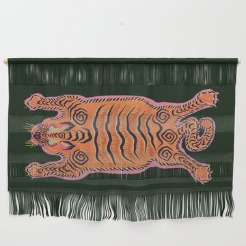 Wild Tiger Rug Wall Hanging