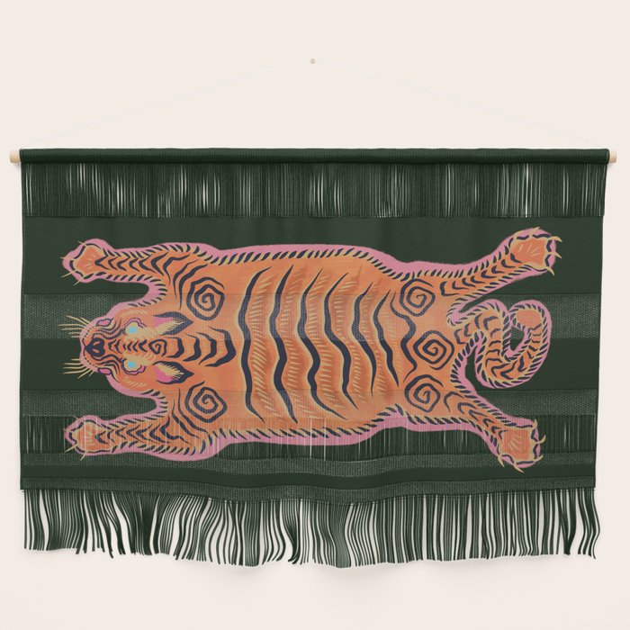 Wild Tiger Rug Wall Hanging