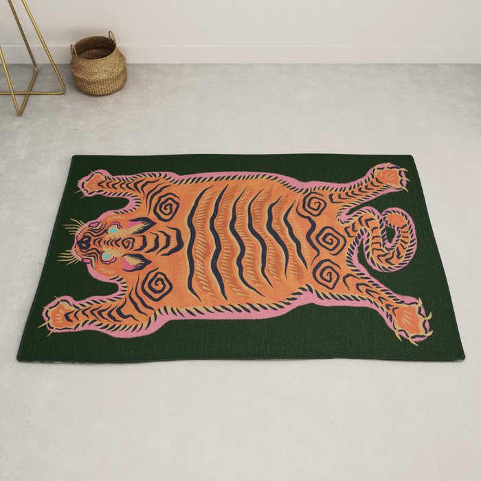 Wild Tiger Rug Rug