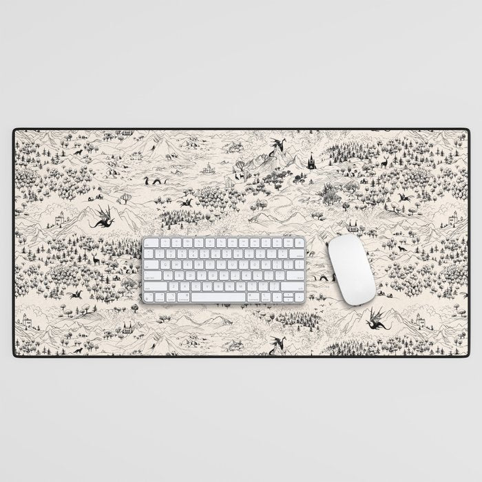 Dragons of the Magic Land Desk Mat
