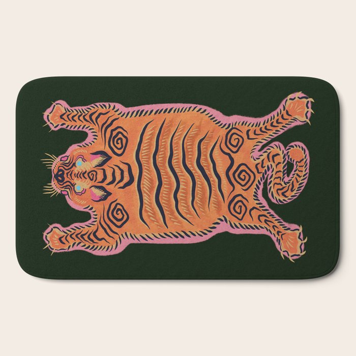 Wild Tiger Rug Bath Mat