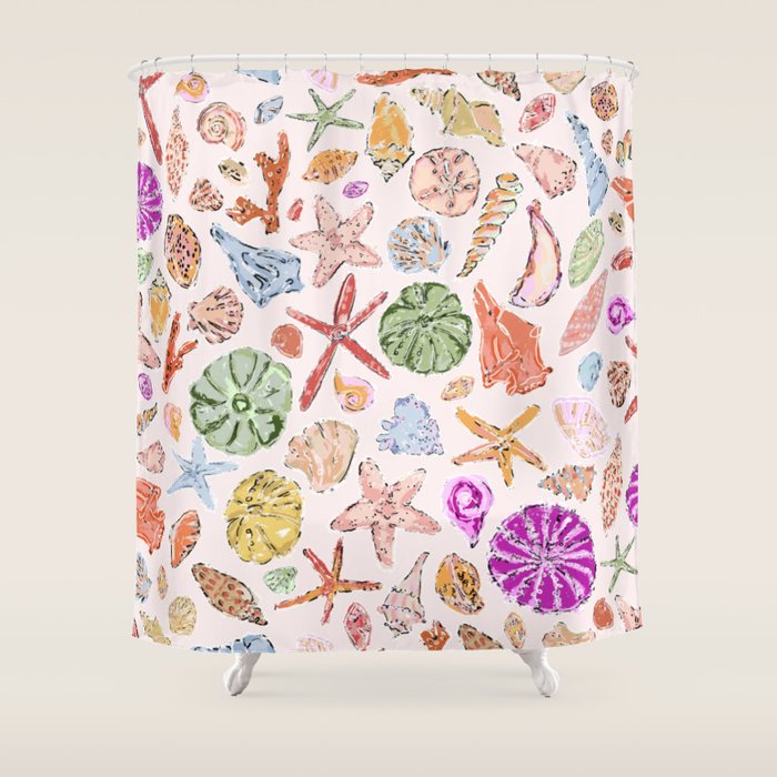 Sanibel Shells Shower Curtain
