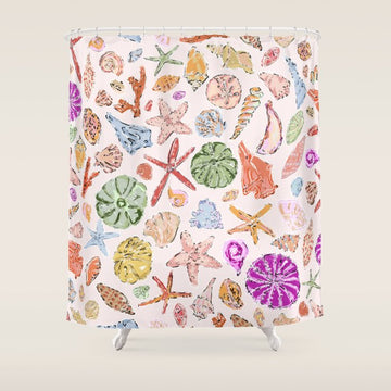 Sanibel Shells Shower Curtain