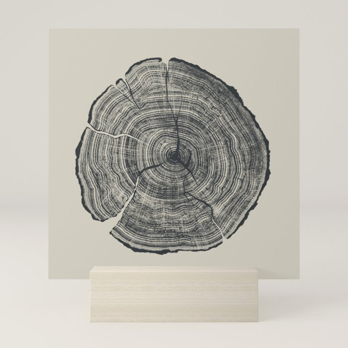 Hand-Drawn Oak Mini Art Print