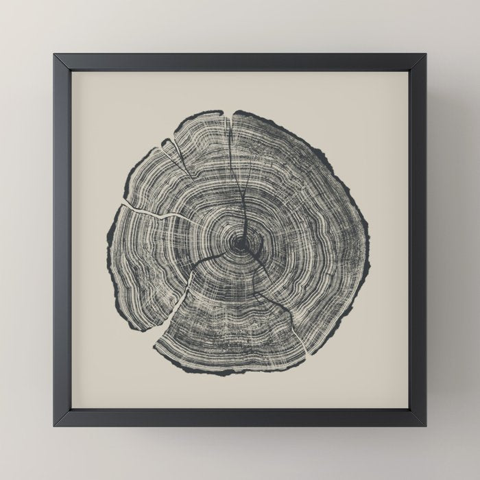 Hand-Drawn Oak Mini Art Print
