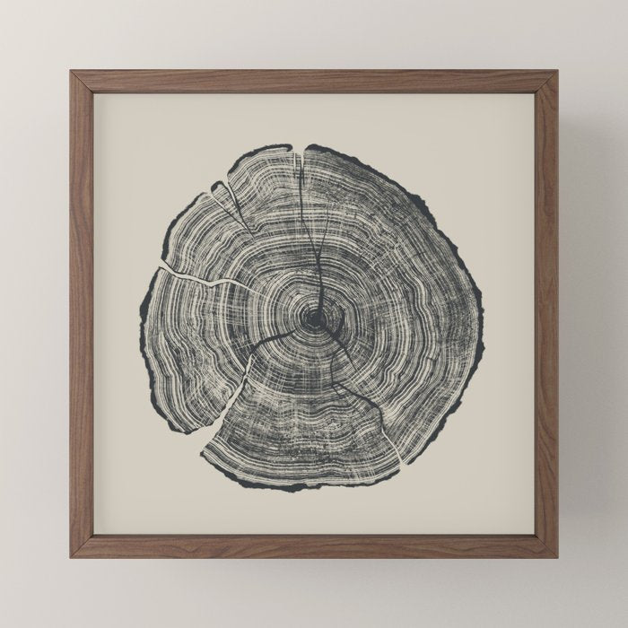 Hand-Drawn Oak Mini Art Print