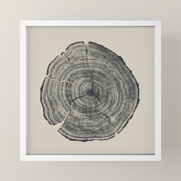 Hand-Drawn Oak Mini Art Print