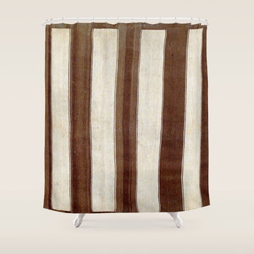 Bakhtiari  Antique Chahar Mahal Persian Kilim Print Shower Curtain