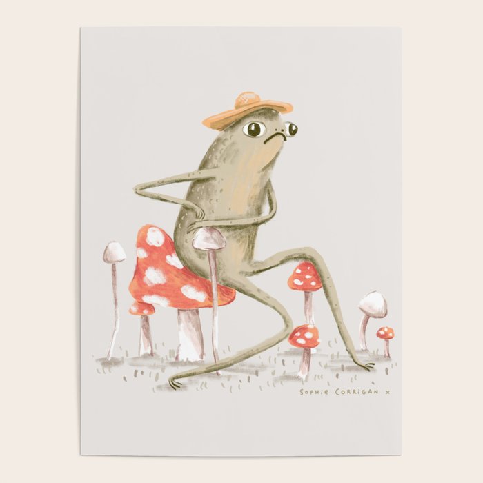 Awkward Toad Poster