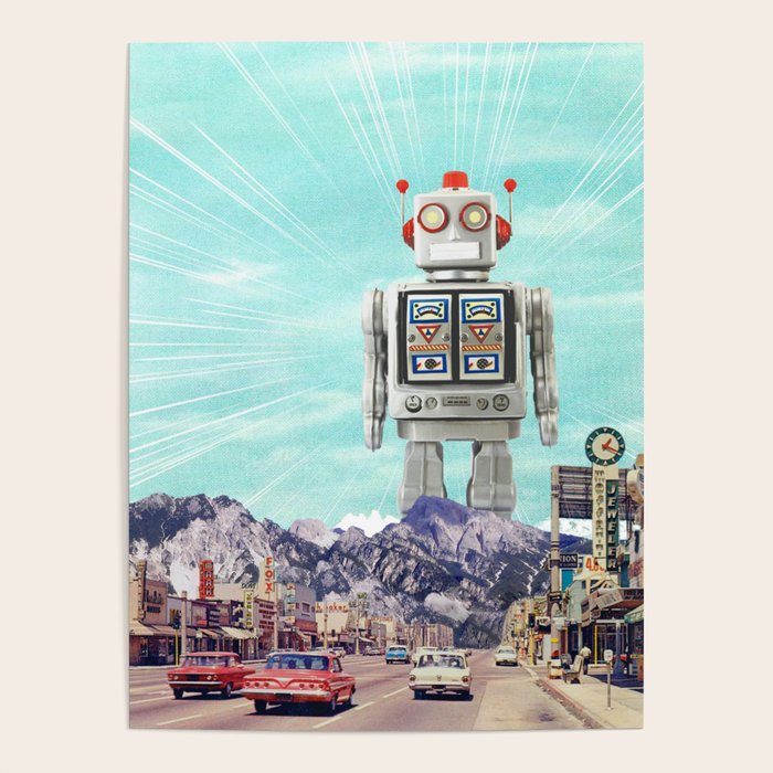 Robot in Town Poster
