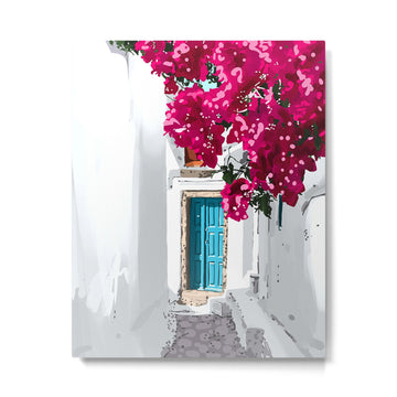 Greek Hideout Metal Print | TeksDecor
