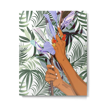 Merging: Nature & Humanity Metal Print | TeksDecor