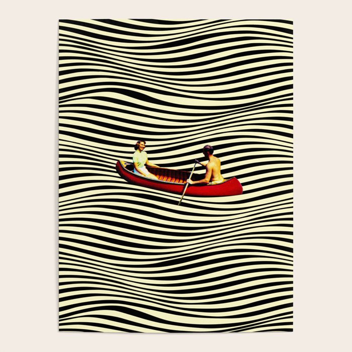 Illusionary Boat Ride Poster