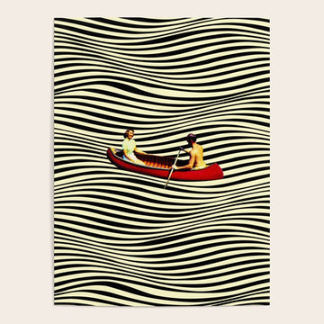 Illusionary Boat Ride Poster