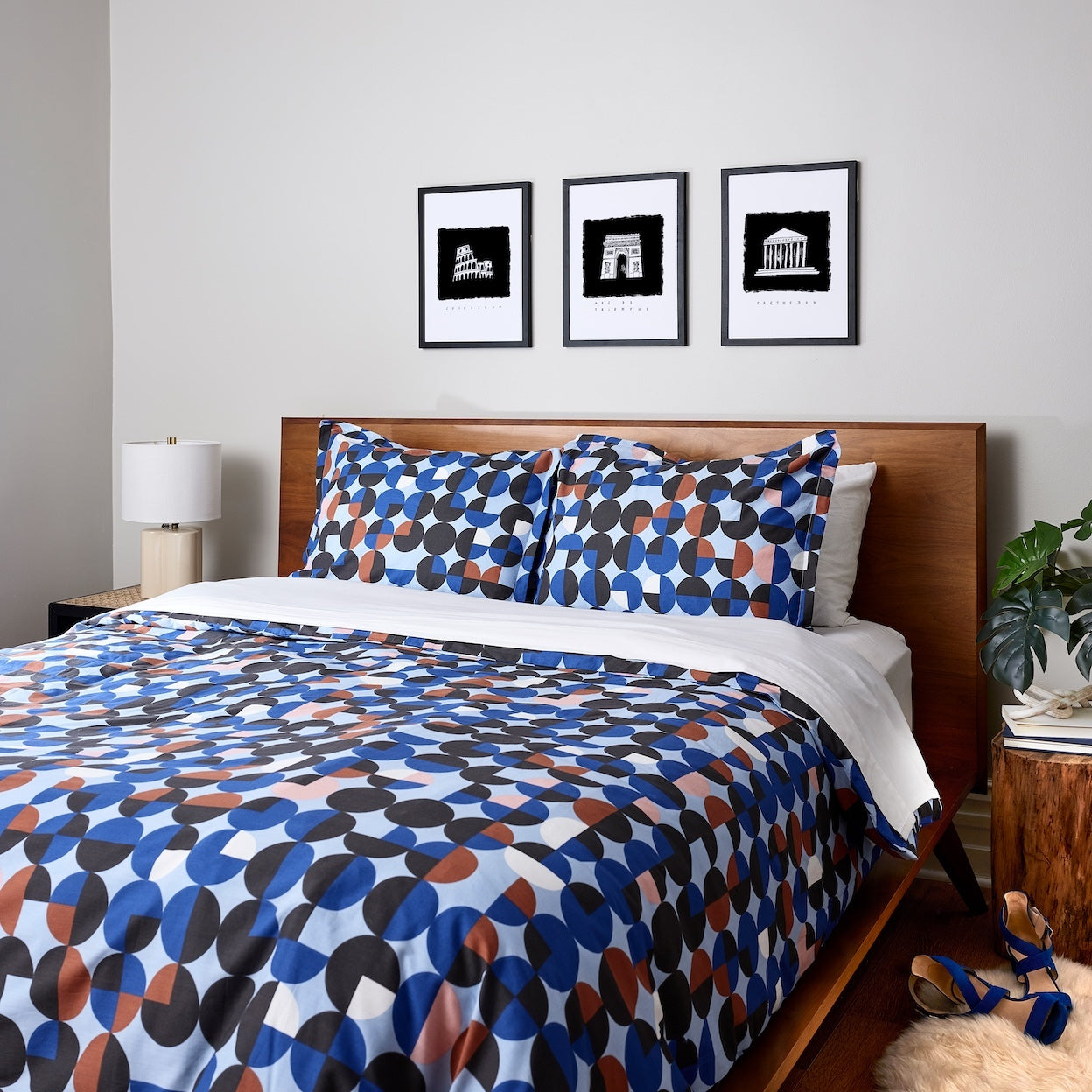 Midnight Sky Elegance Brushed Cotton Duvet Cover Set