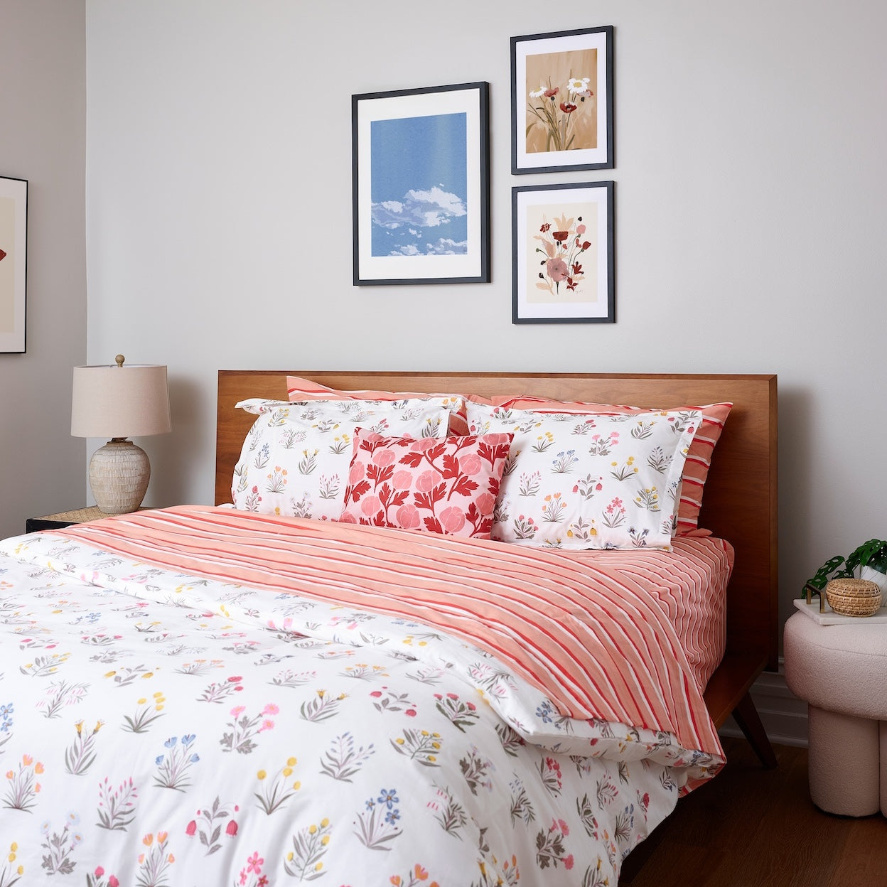 Petit Fleur Brushed Cotton Duvet Cover Set