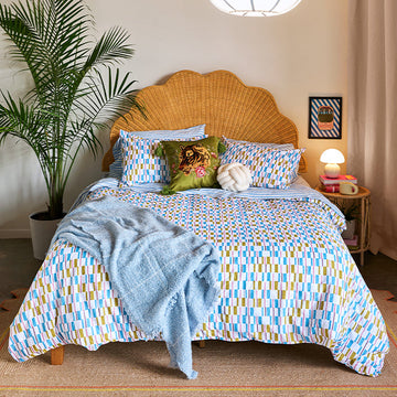 Syncopate Brushed Cotton Duvet Cover Set