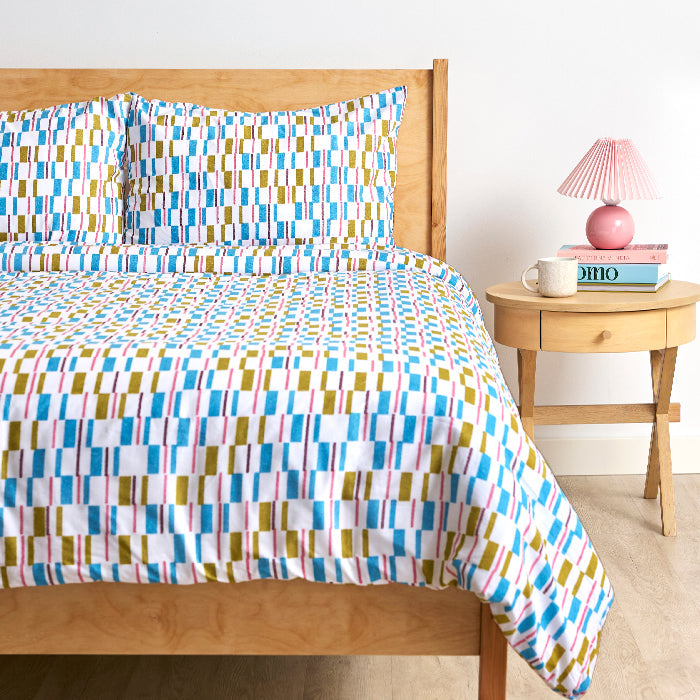Syncopate Brushed Cotton Duvet Cover Set