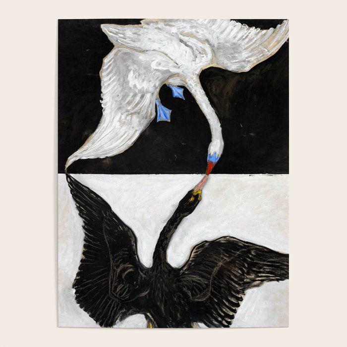 Hilma af Klint The Swan Poster