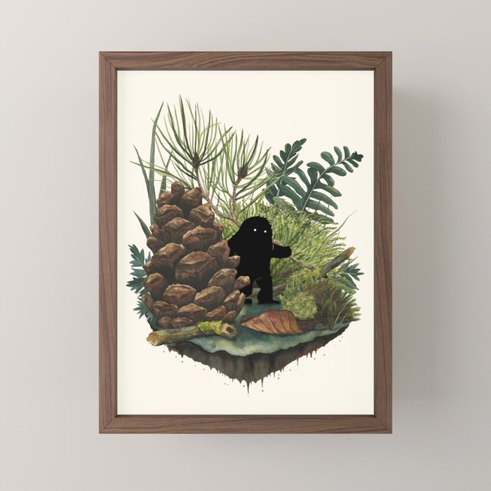 Tiny Sasquatch Mini Art Print