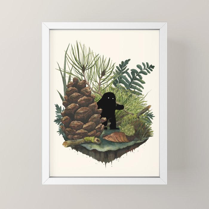 Tiny Sasquatch Mini Art Print