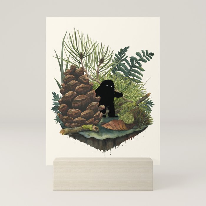Tiny Sasquatch Mini Art Print