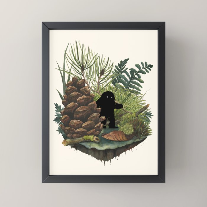 Tiny Sasquatch Mini Art Print