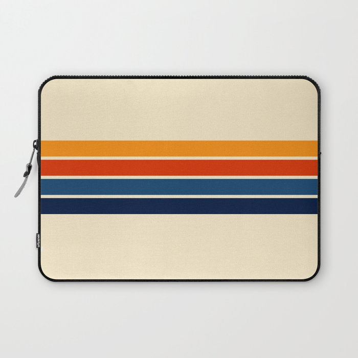 Classic Retro Stripes Laptop Sleeve
