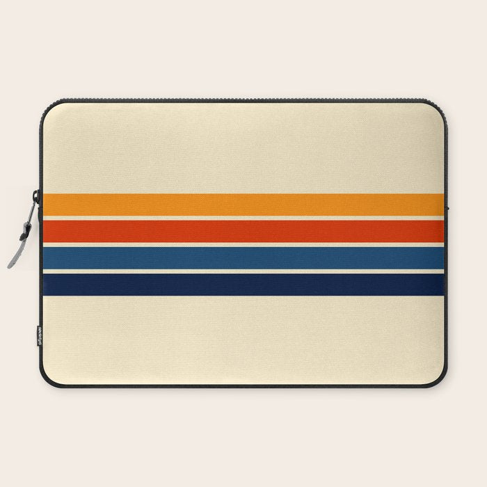 Classic Retro Stripes Laptop Sleeve