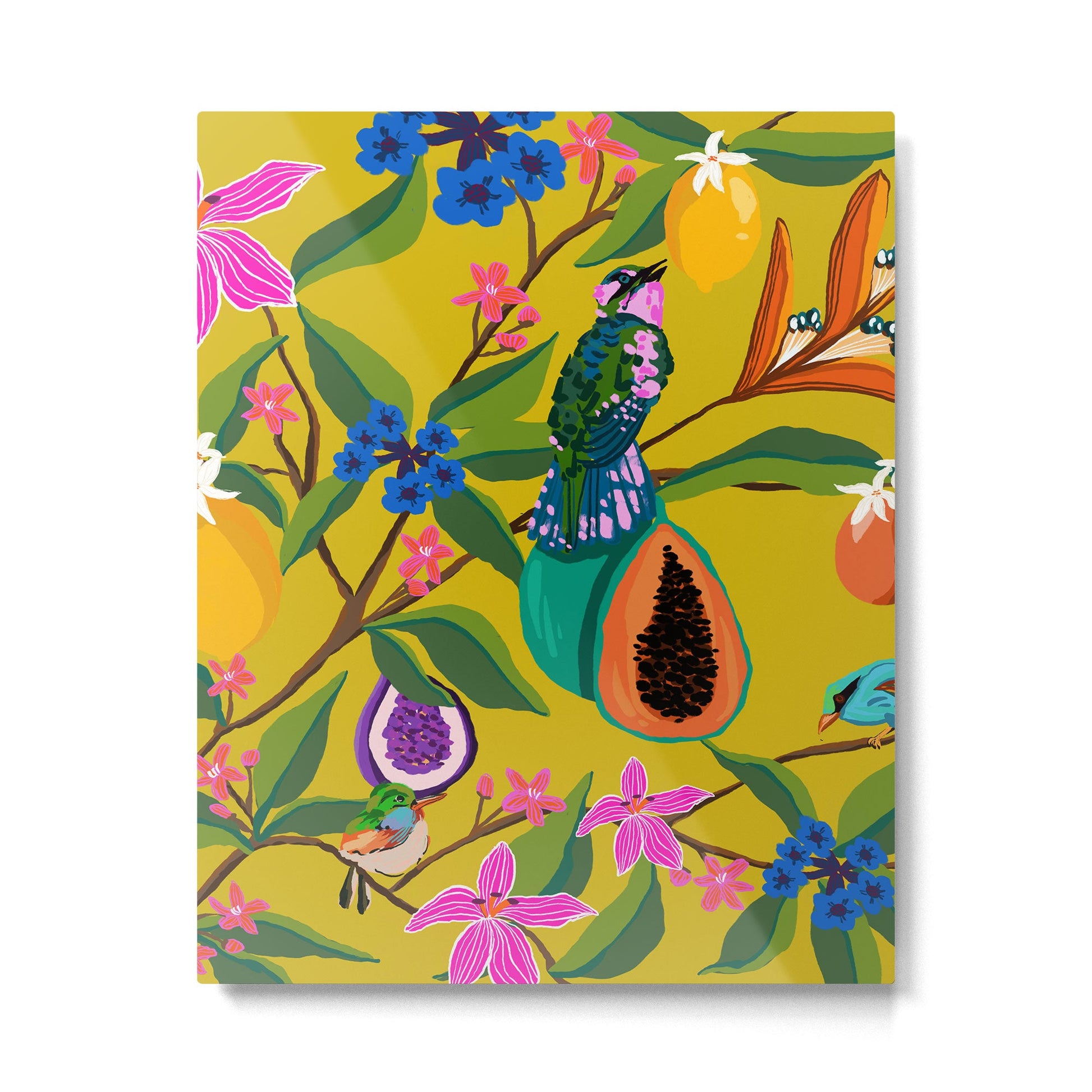 Exotic jungles pattern  Metal Print | TeksDecor