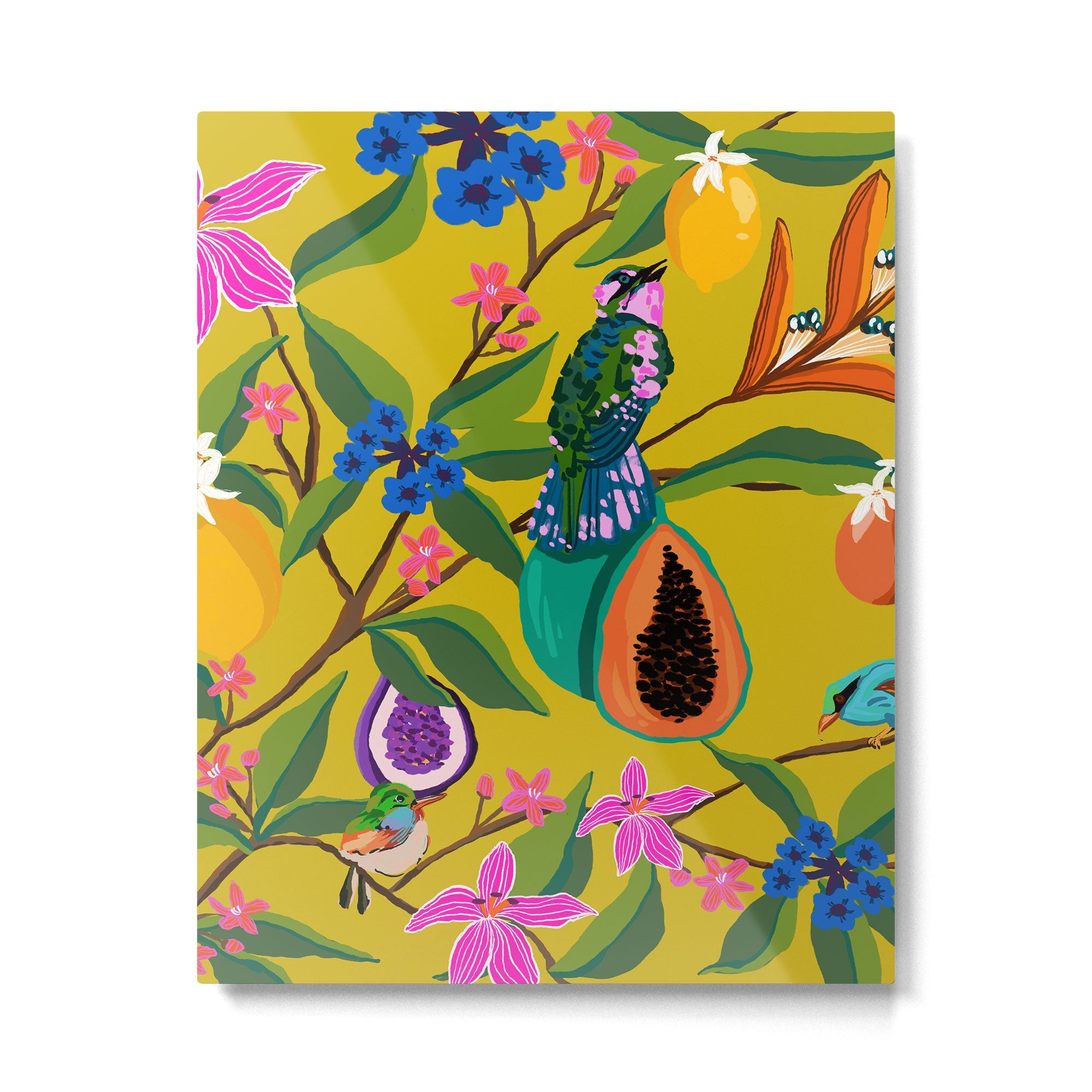 Exotic jungles pattern  Metal Print | TeksDecor