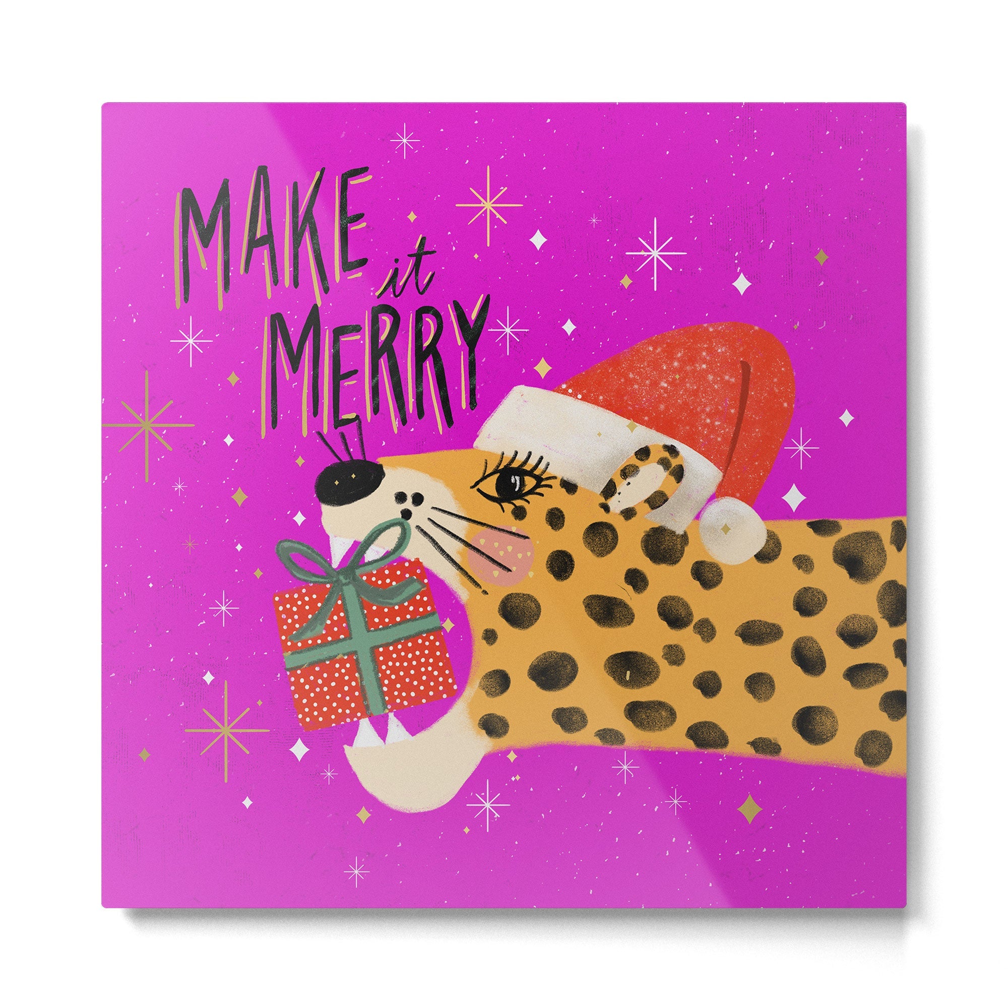 Make it merry Metal Print | TeksDecor