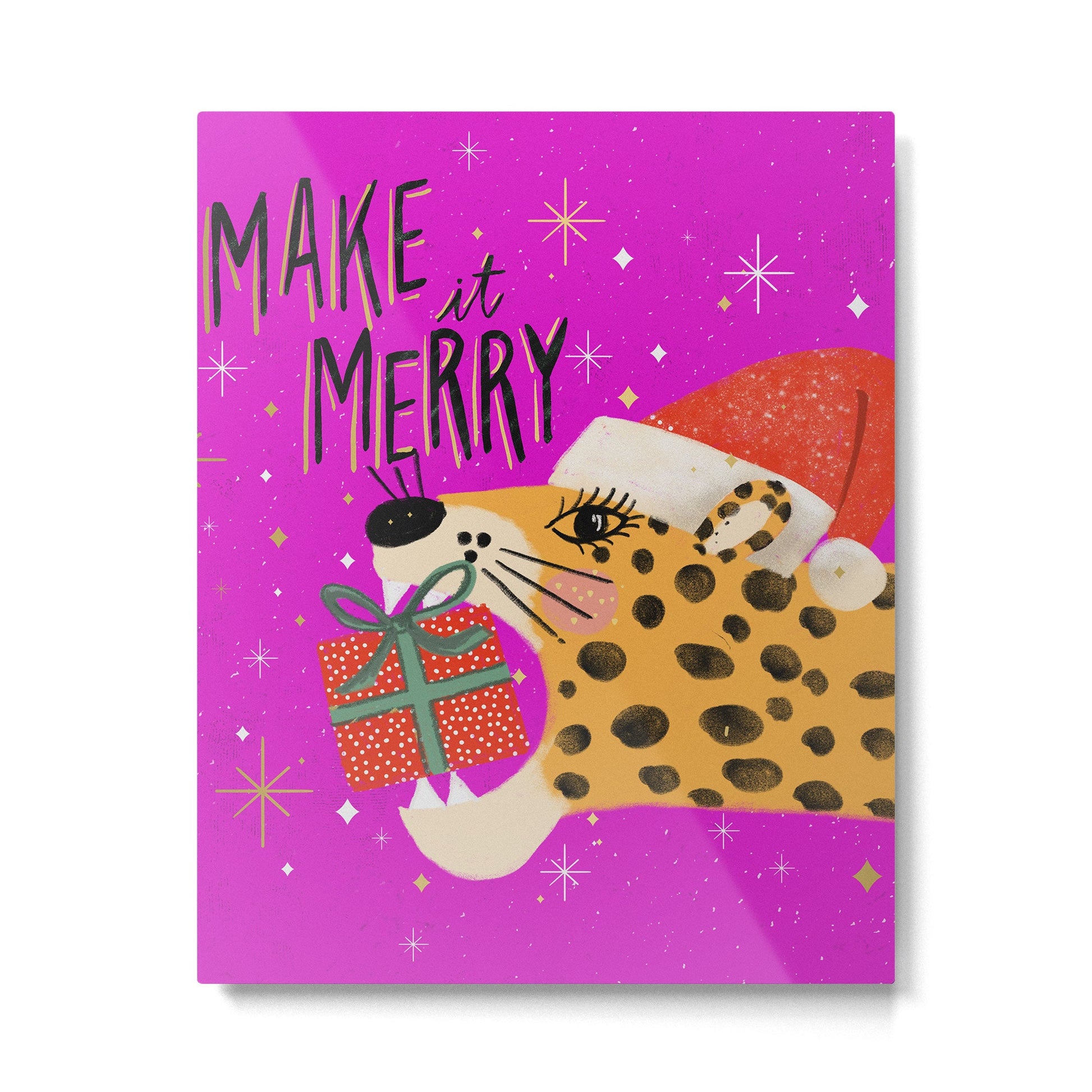 Make it merry Metal Print | TeksDecor