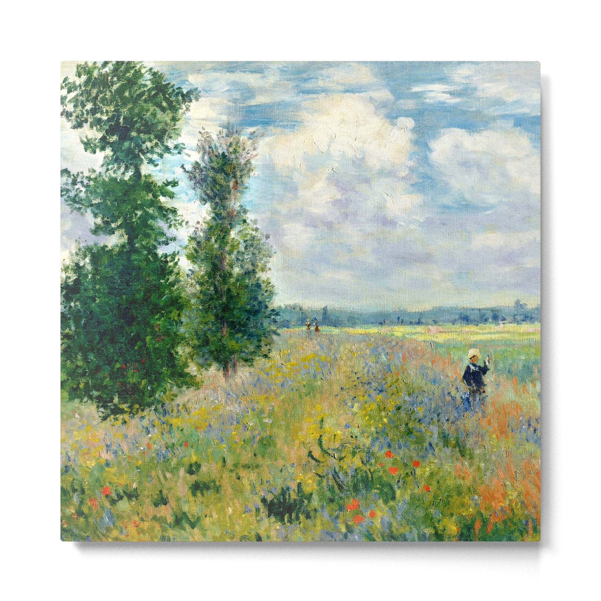 Claude Monet "Poppy Field, Argenteuil" Metal Print | TeksDecor
