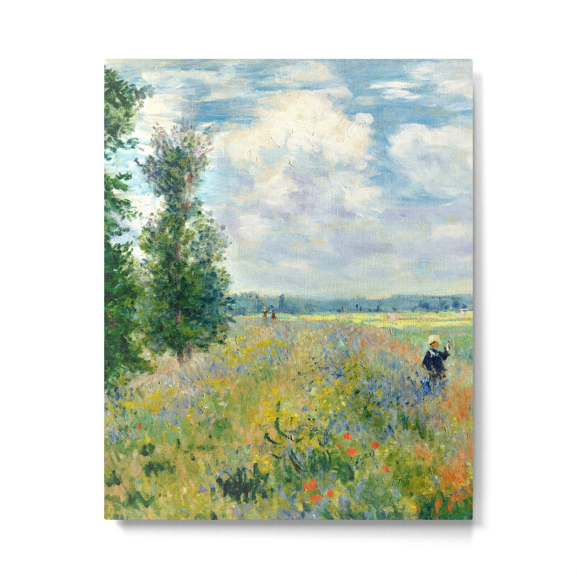 Claude Monet "Poppy Field, Argenteuil" Metal Print | TeksDecor