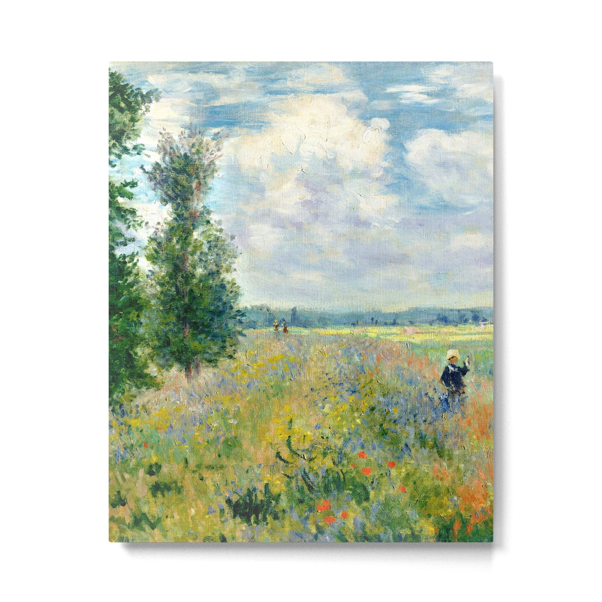 Claude Monet "Poppy Field, Argenteuil" Metal Print | TeksDecor