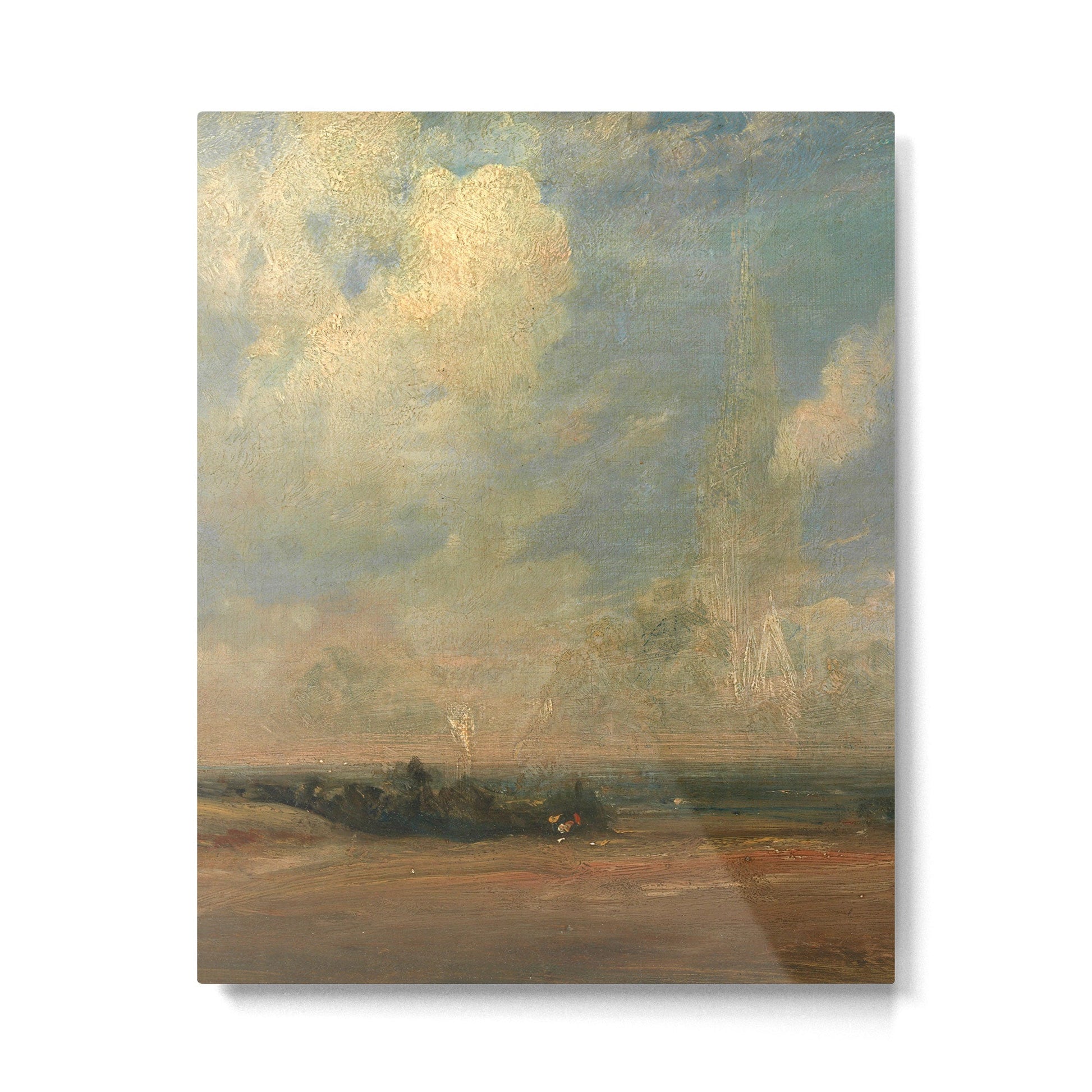 John Constable "A View from Hampstead Heath" Metal Print | TeksDecor