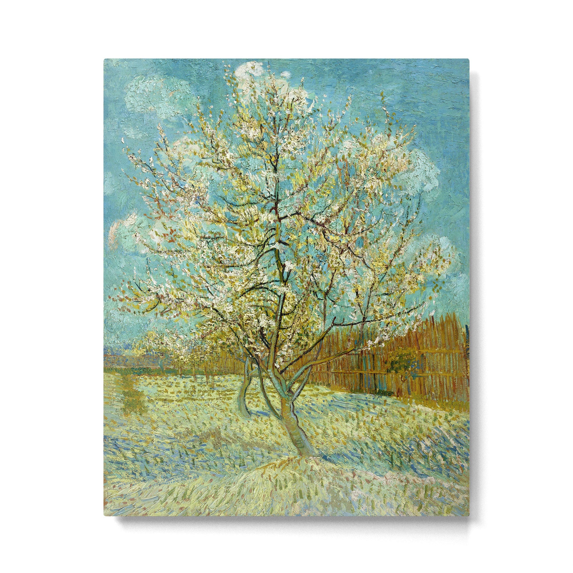 Vincent van Gogh "The pink peach tree" Metal Print | TeksDecor