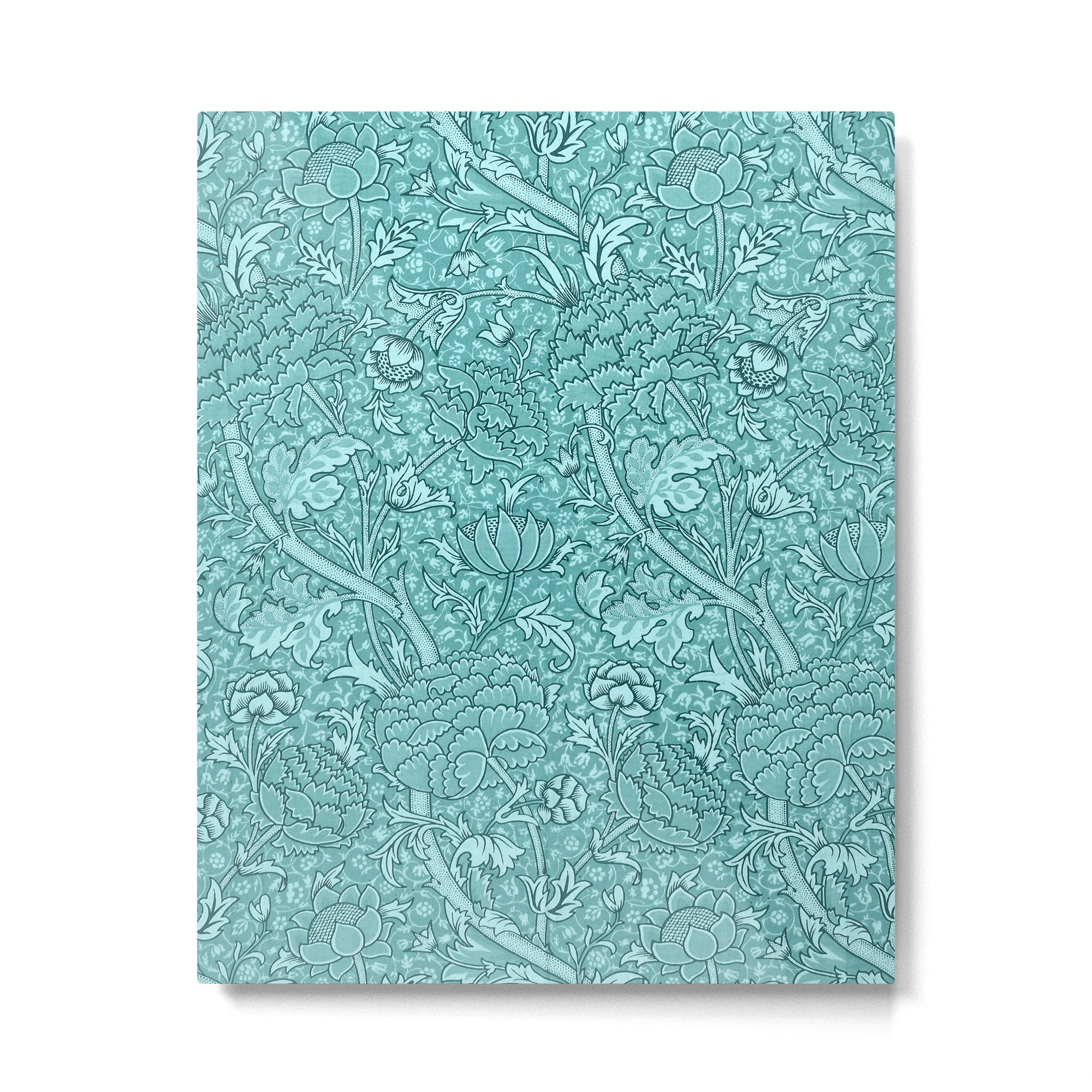 William Morris "Cray" 8. turquoise Metal Print | TeksDecor