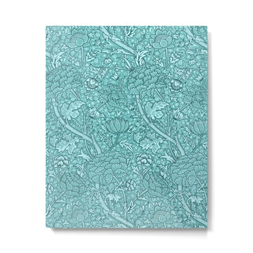 William Morris "Cray" 8. turquoise Metal Print | TeksDecor