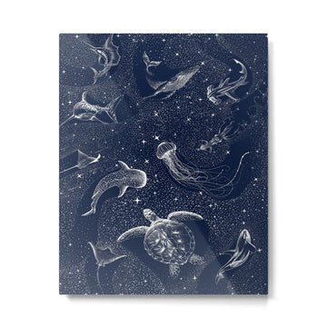 Cosmic Ocean Metal Print | TeksDecor