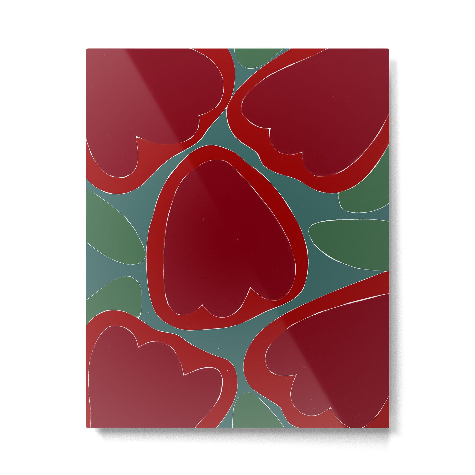 Bold Summer Pattern #2 Metal Print | TeksDecor